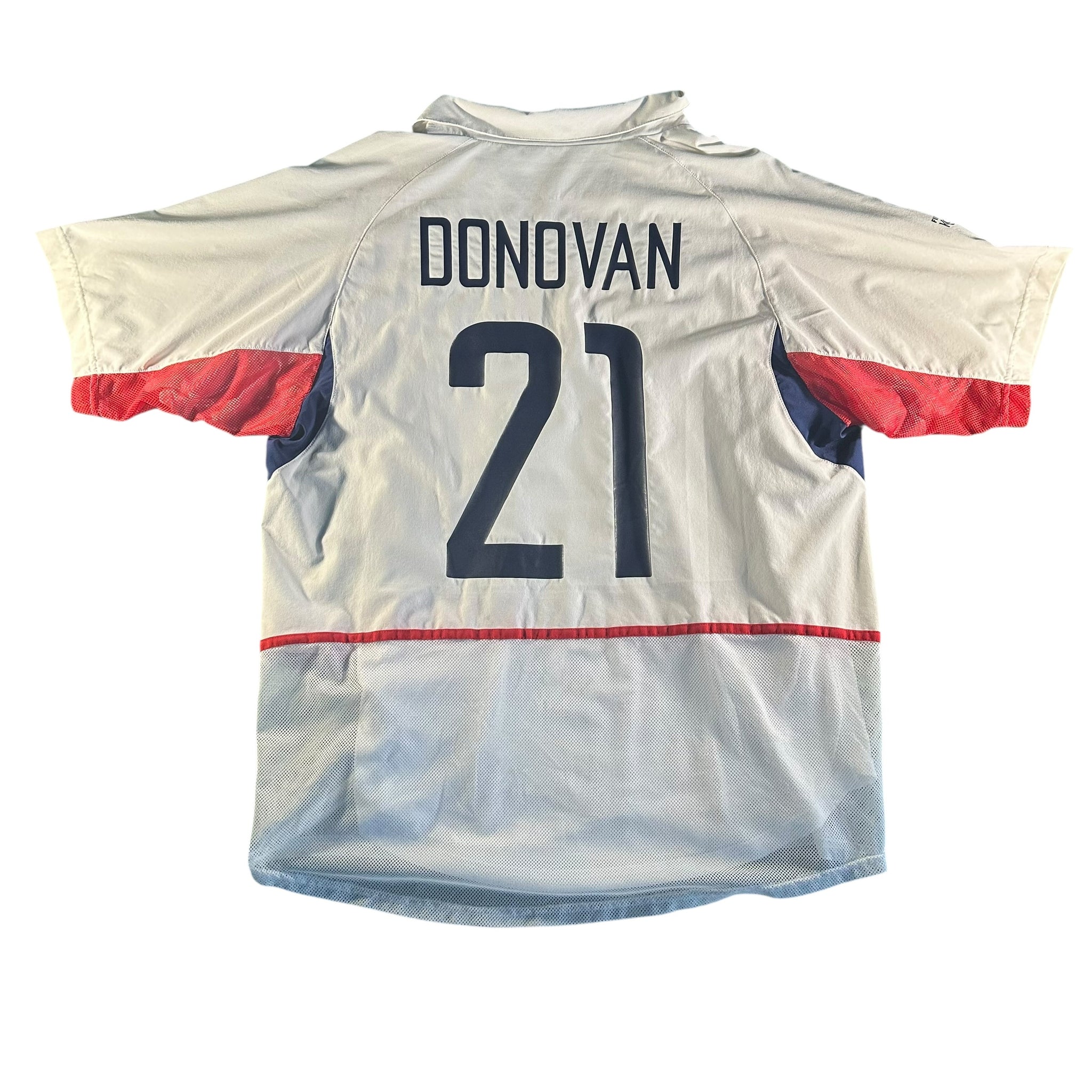 Vintage Nike USMNT #21 Donovan 2002 Player Version Home Soccer