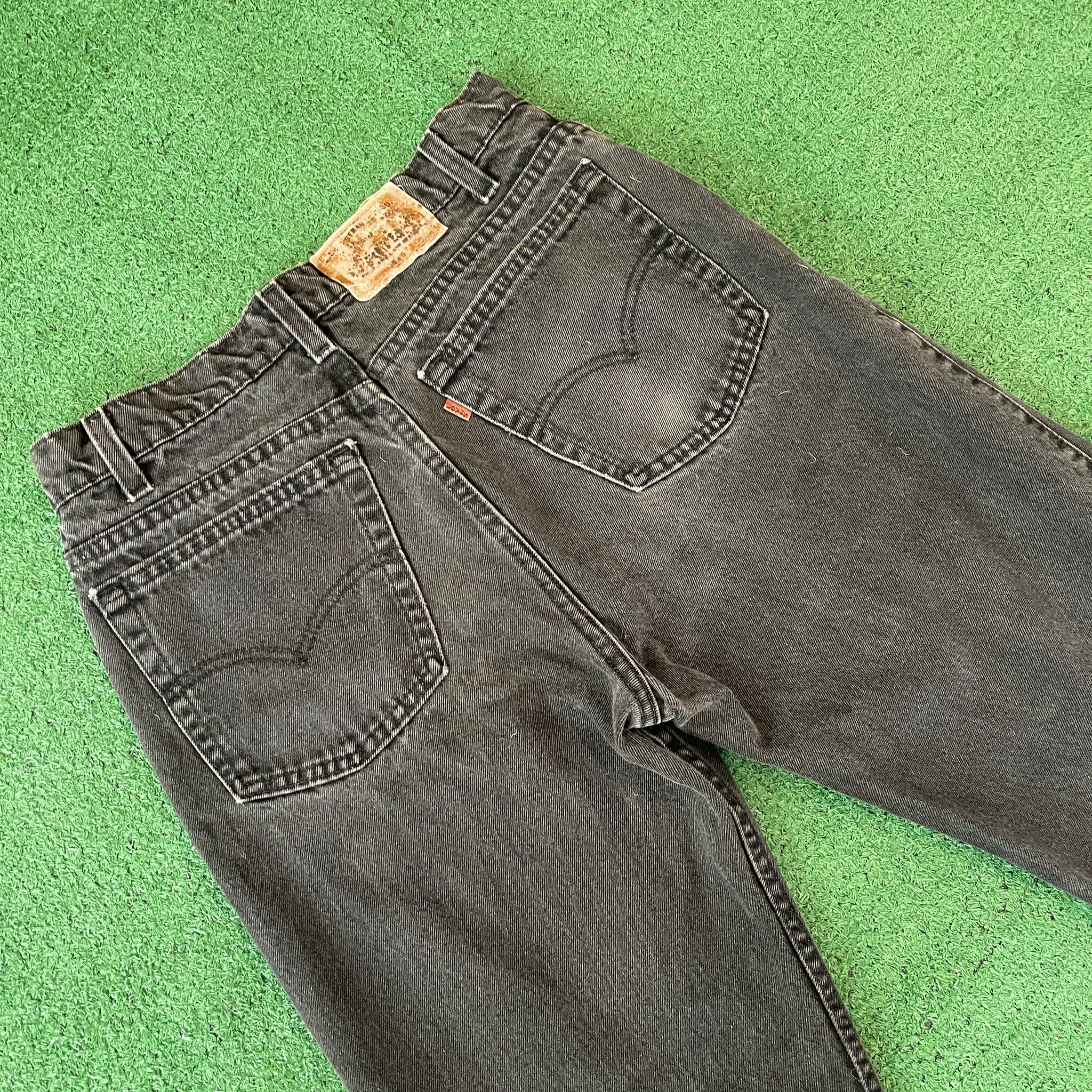 Vintage Levis 540 Black Charcoal Jeans (30X30)