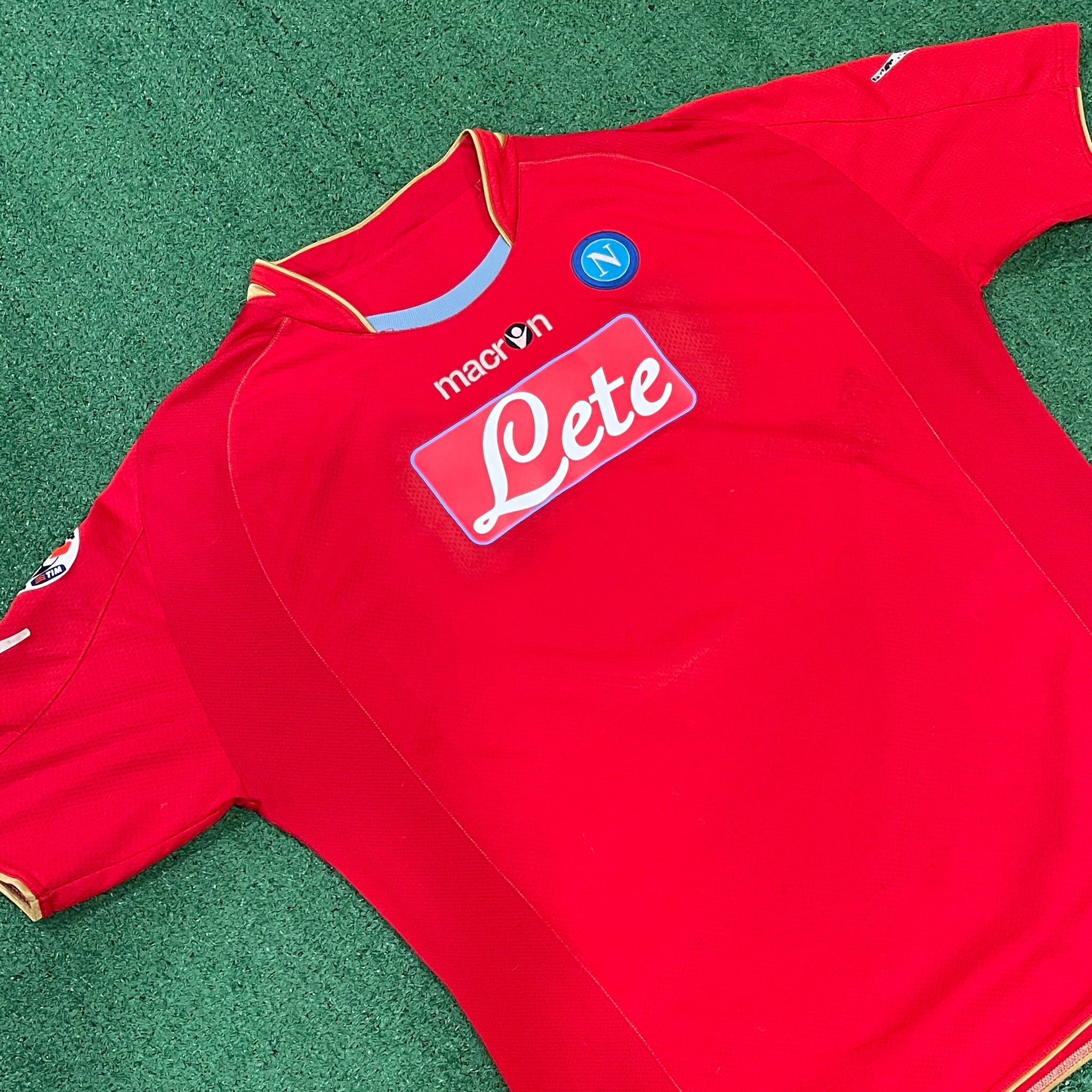 Macron SSC Napoli #7 Lavezzi 2009/10 Third Football Kit (XL/XXL)