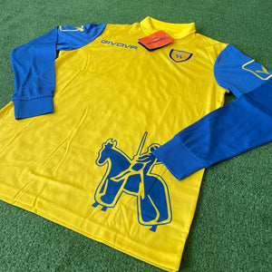 Givova Chievo Verona 2020/21 Home L/S Football Kit (M)