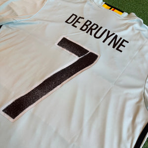 Adidas Belgium #7 De Bruyne 2016 Away Football Kit (L)