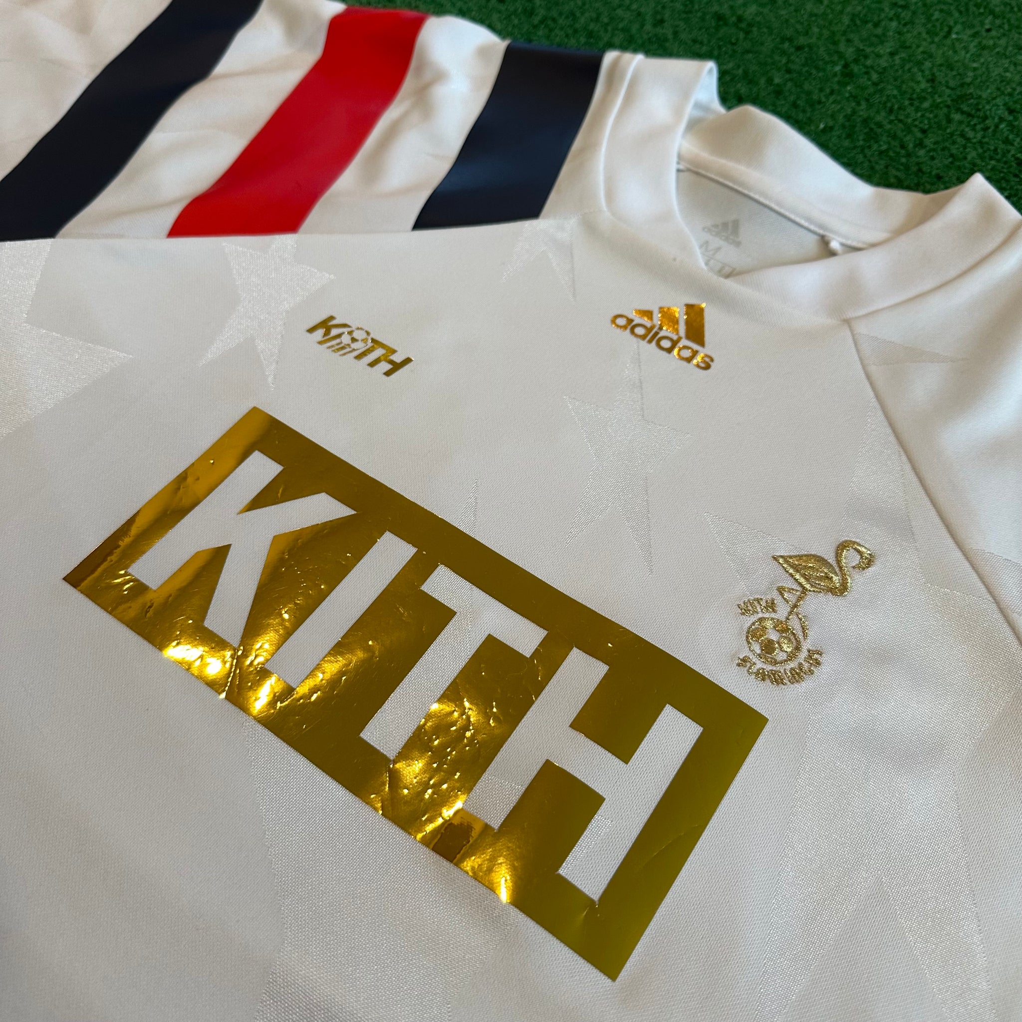 Adidas X Kith Miami Flamingos White Football Kit (M)