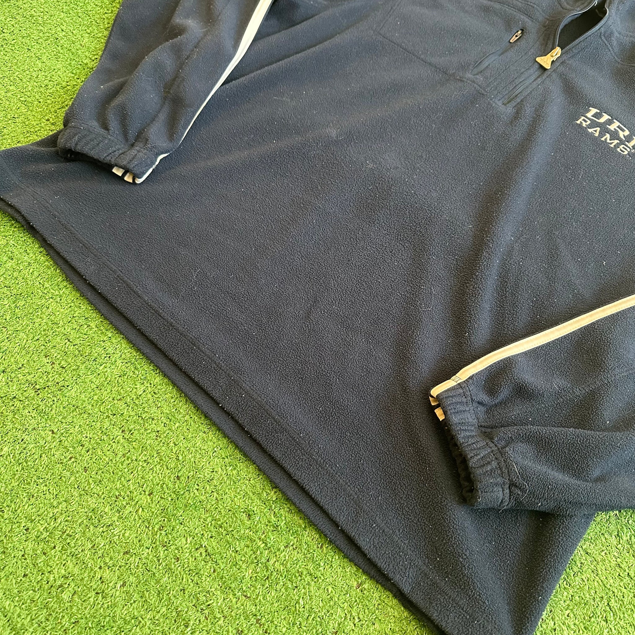 Vintage URI Rams Quarter-Zip Fleece (L)