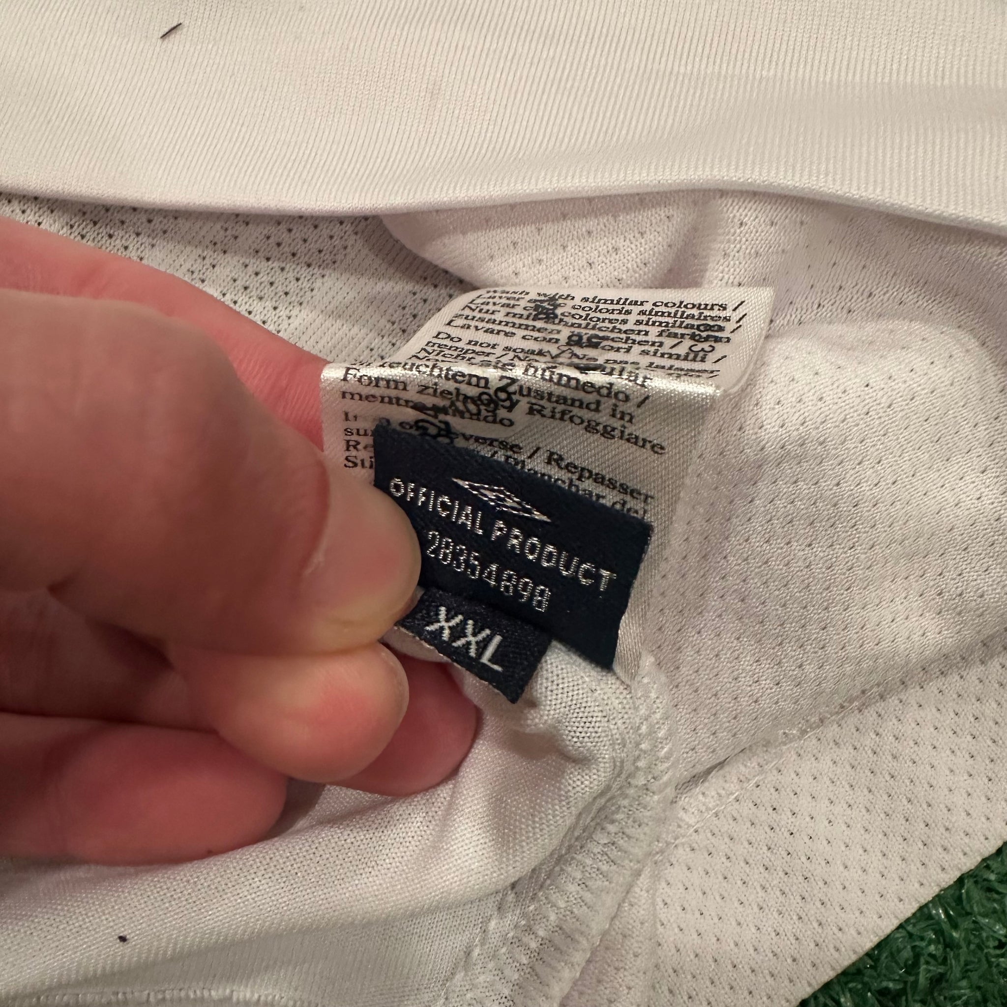 Vintage Umbro Rangers FC 2007/2008 Away Football Shirt (XXL)