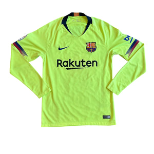 Nike FC Barcelona 2018/19 Away Football Long Sleeve Kit (S)