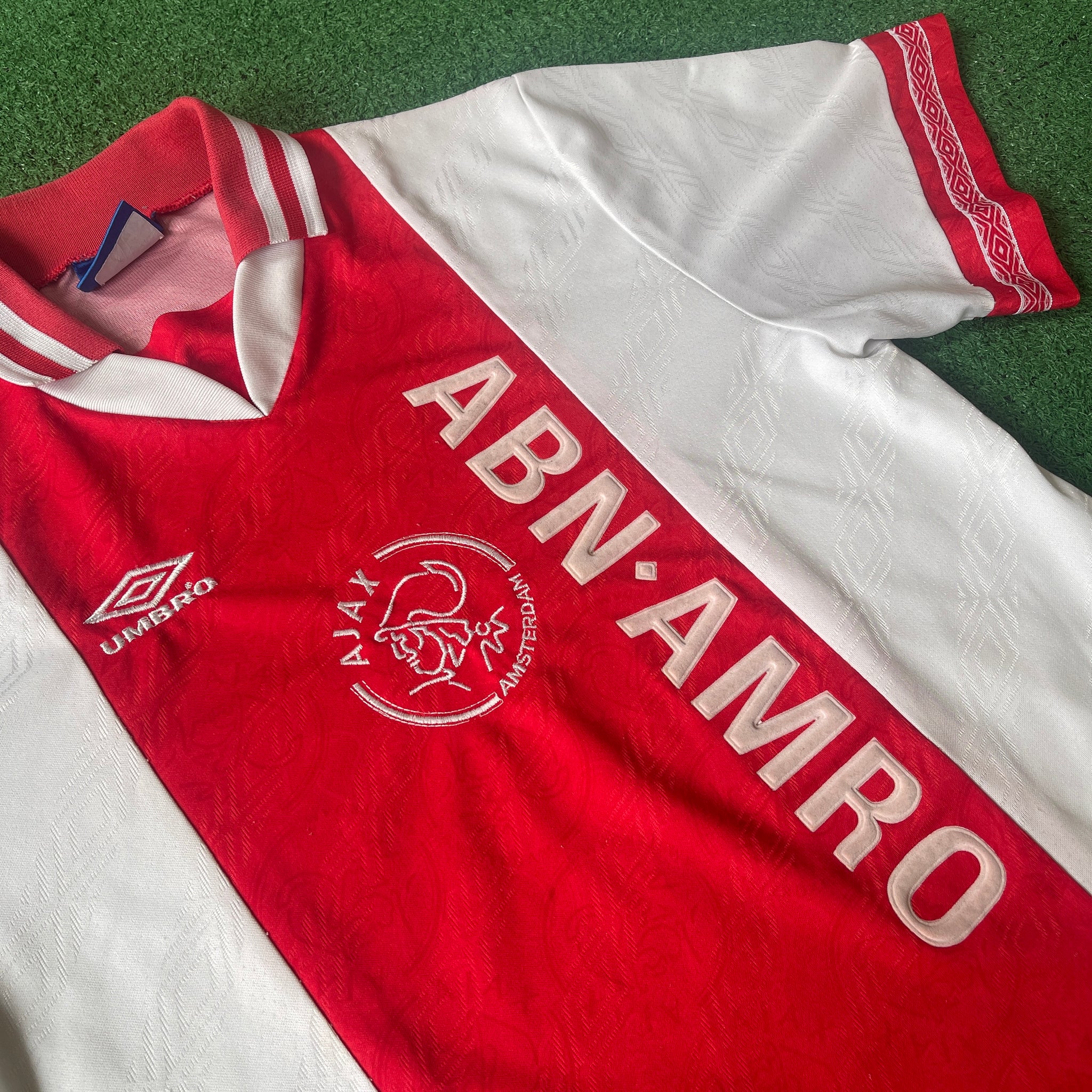 Vintage Umbro Ajax Amsterdam 1994/95 Home Football Kit (L)