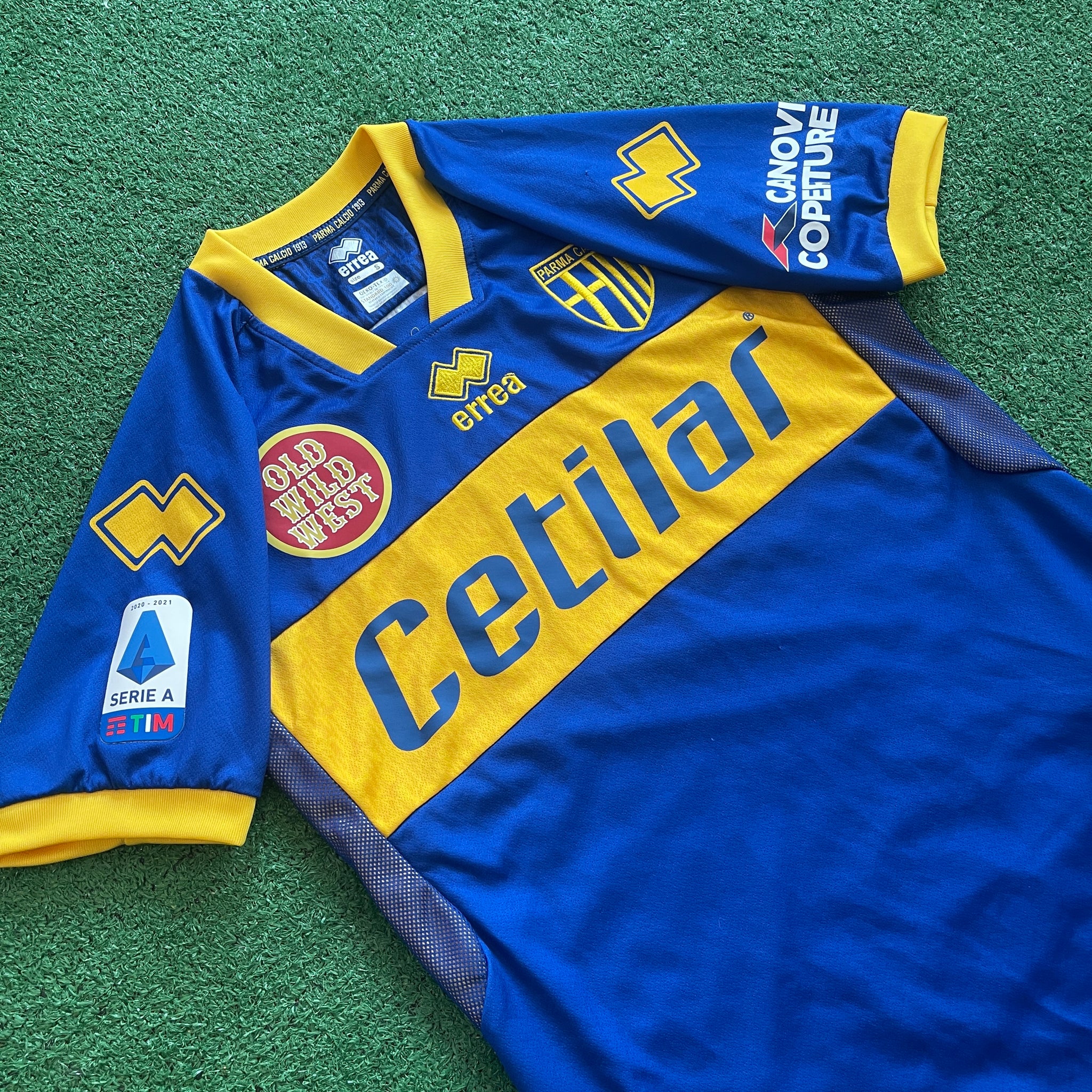 Errea Parma Calcio 2020/21 Away Football Kit (XS/S)