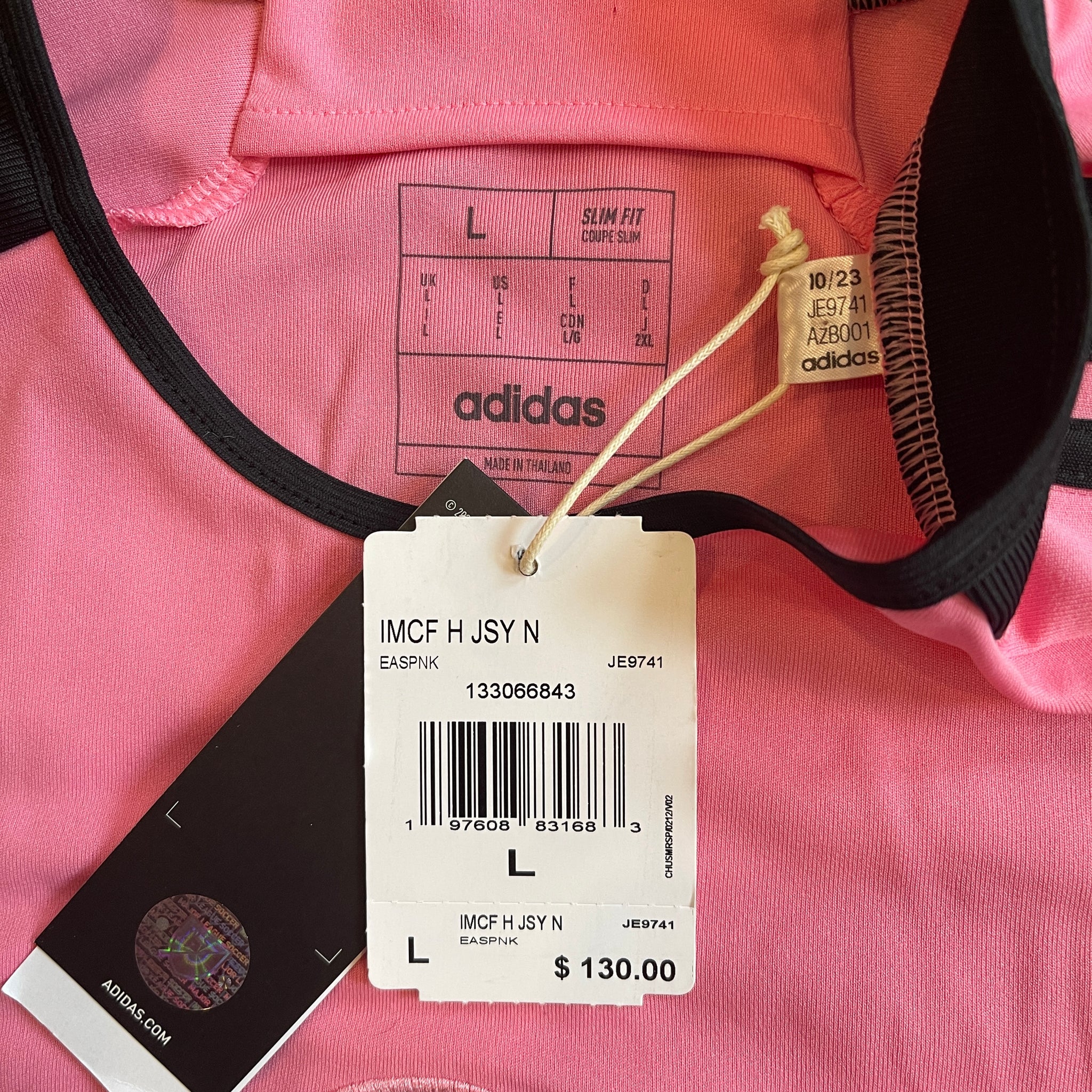 Adidas Inter Miami #10 Messi 2024 MLS Home Football Kit (L)