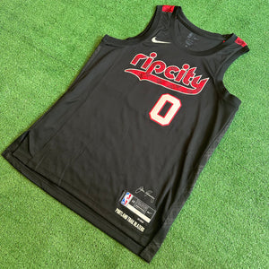 Nike Portland Trail Blazers #0 Lillard NBA Basketball Jersey (L)