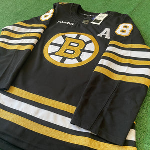 Adidas Boston Bruins #88 David Pastrnak Authentic Primegreen Player Jersey (52)
