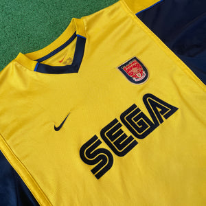 Vintage Nike Arsenal FC #14 Henry 1999/01 Away Football Kit (XL)