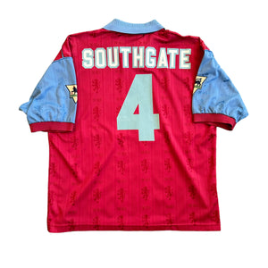 Vintage Reebok Aston Villa #4 Southgate 1995/97 Home Football Kit (XL/XXL)