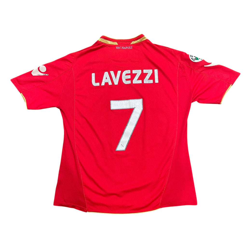 Macron SSC Napoli #7 Lavezzi 2009/10 Third Football Kit (XL/XXL)