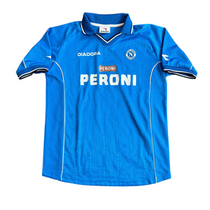 Vintage Diadora SSC Napoli 2000/01 Home Football Kit (XL)