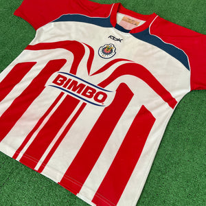 Vintage Reebok Chivas De Guadalajara #45 J. Hernandez 2006/07 Home Football Kit (S)