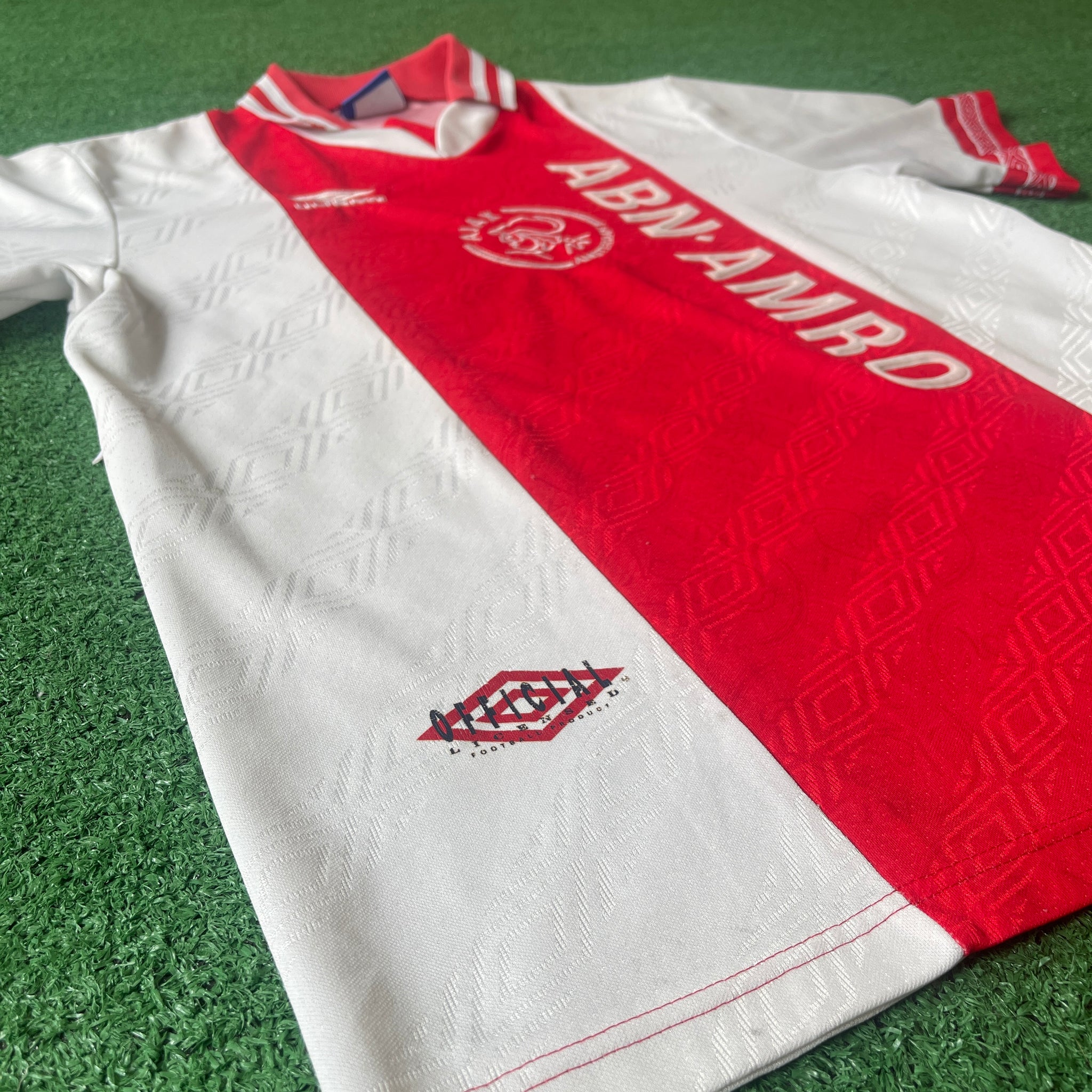 Vintage Umbro Ajax Amsterdam 1994/95 Home Football Kit (L)