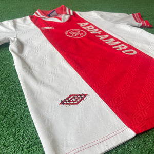 Vintage Umbro Ajax Amsterdam 1994/95 Home Football Kit (L)