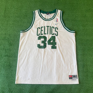 Vintage Nike Team Boston Celtics #34 Pierce NBA Basketball Jersey (XL)