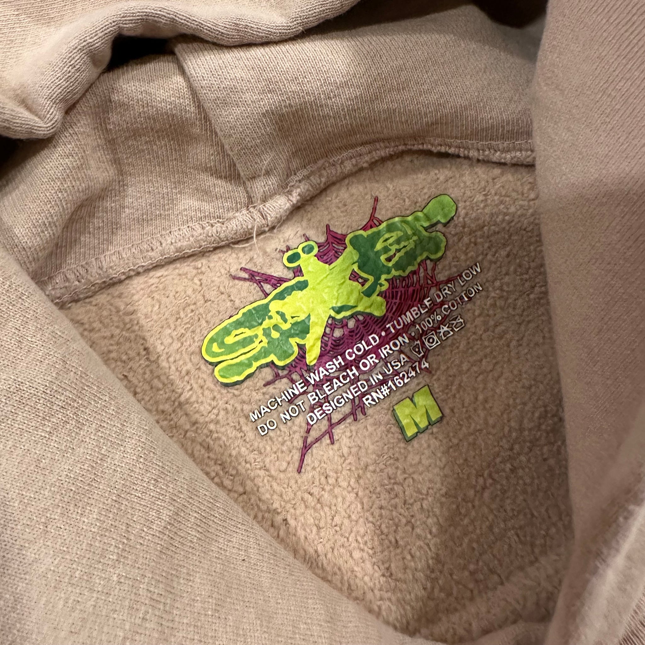 Sp5der Beluga Hoodie Sand (M)