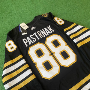 Adidas Boston Bruins #88 David Pastrnak Authentic Primegreen Player Jersey (52)