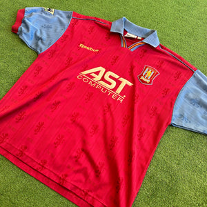 Vintage Reebok Aston Villa #4 Southgate 1995/97 Home Football Kit (XL/XXL)