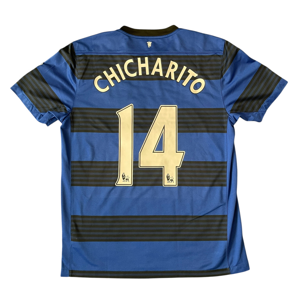 Nike Manchester United #14 Chicharito 2011/12 Away Football Kit (L)