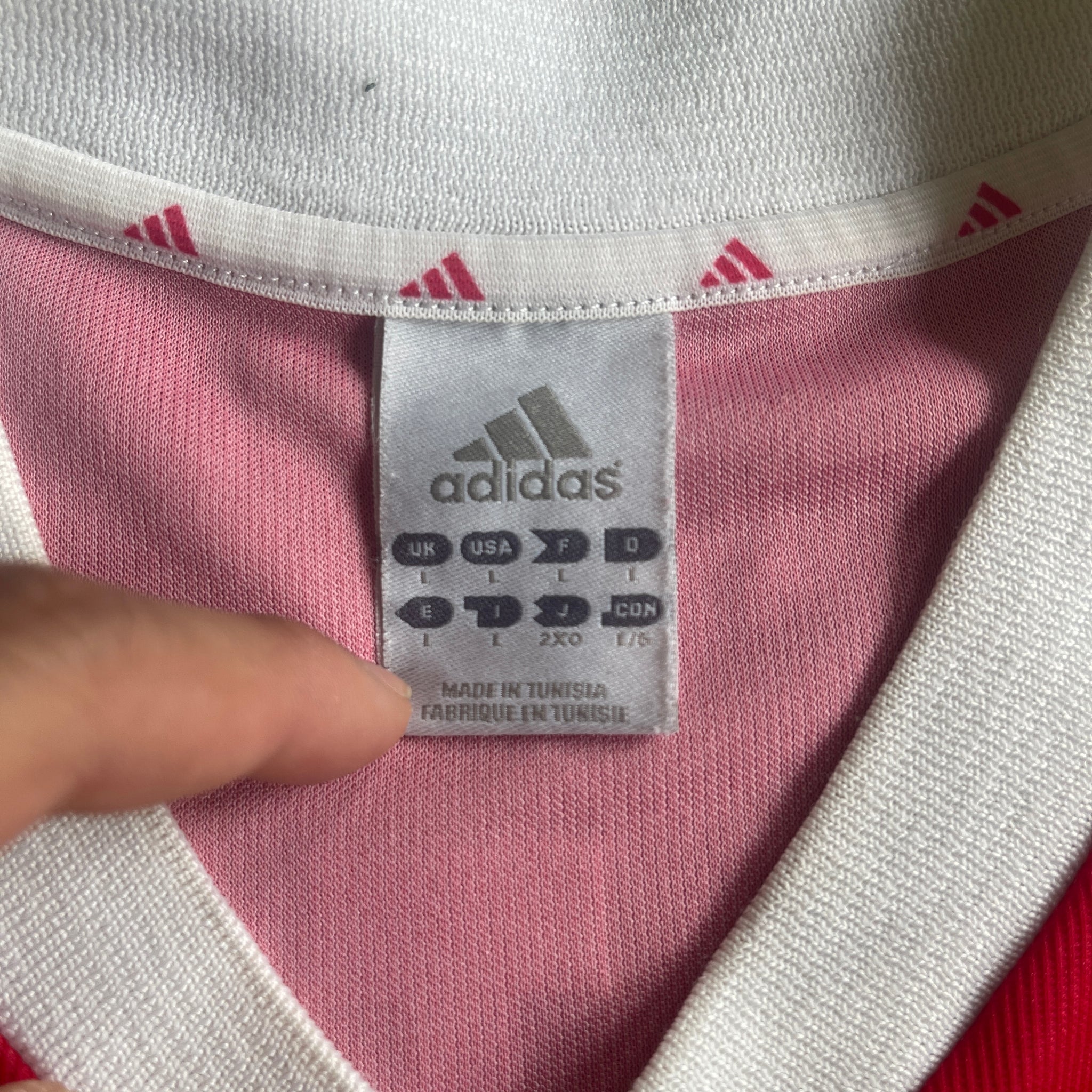 Vintage Adidas Ajax Amsterdam #9 Zlatan 2002/03 Home Football Kit (L)