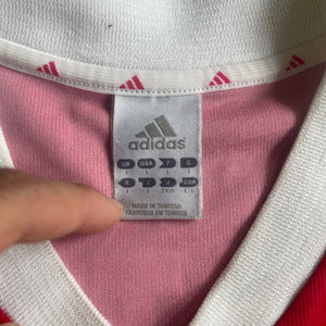Vintage Adidas Ajax Amsterdam #9 Zlatan 2002/03 Home Football Kit (L)