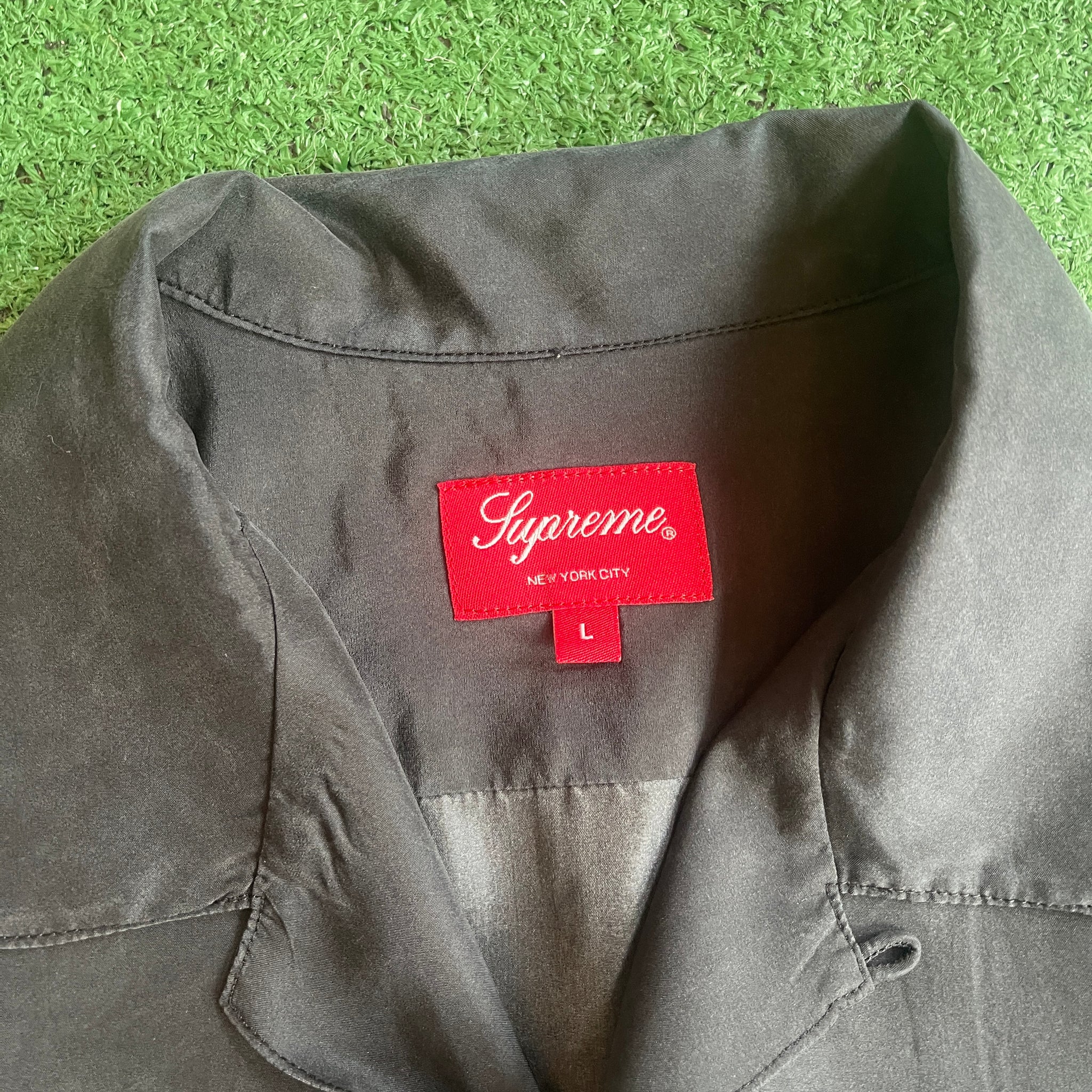 Supreme The Persistence of Memory Silk S/S Shirt (L)