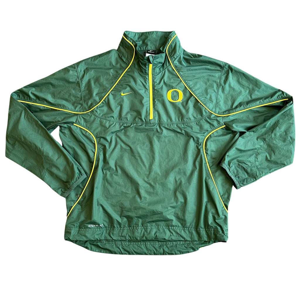 Vintage Nike Y2K Oregon Ducks Quarter Zip Windbreaker Jacket (M)