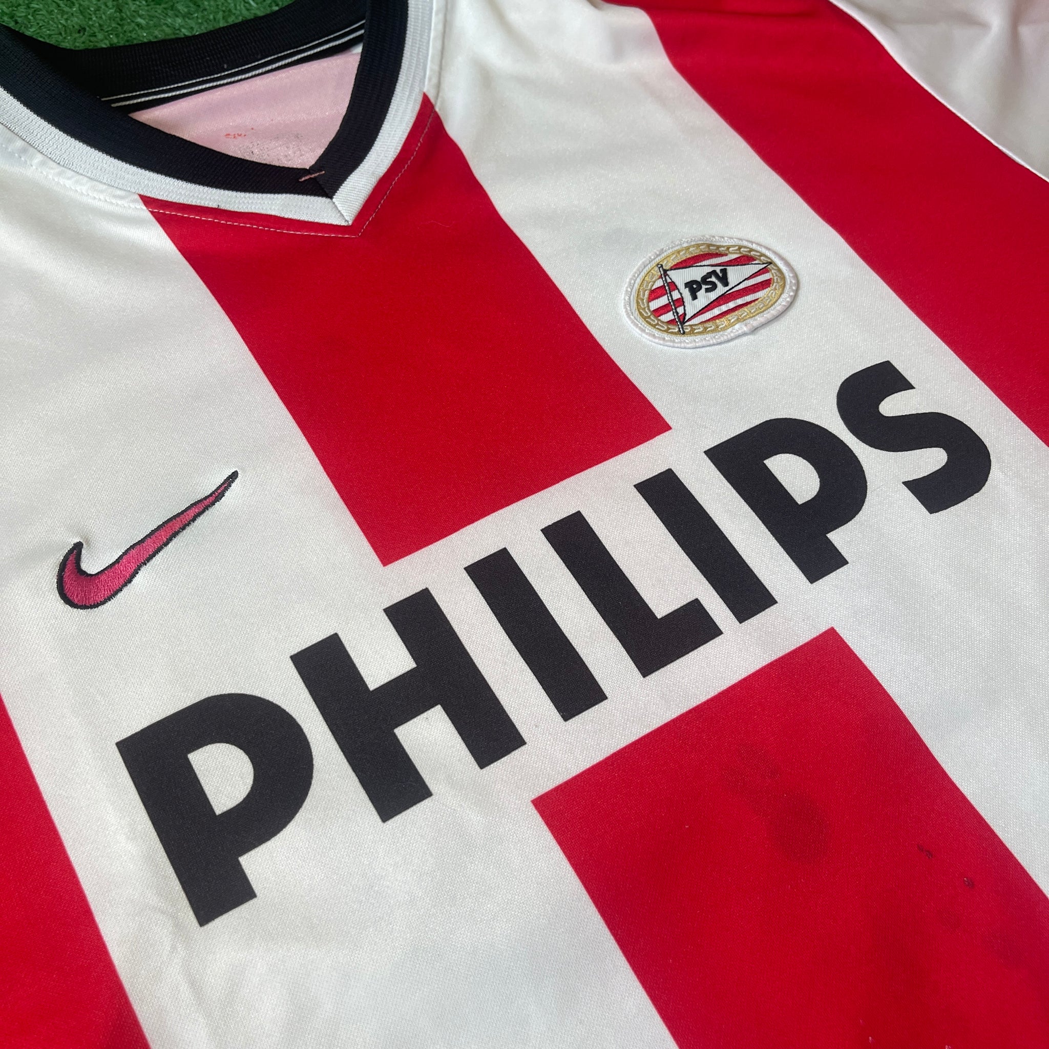 Vintage Nike PSV 1999/00 Home Football Kit (XL)