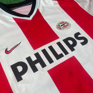 Vintage Nike PSV 1999/00 Home Football Kit (XL)