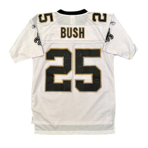 Vintage Reebok New Orleans Saints #25 Reggie Bush NFL Jersey (M)