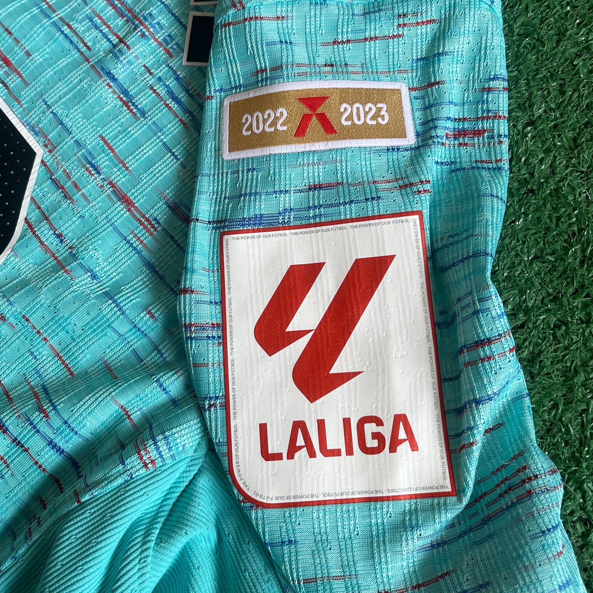 Nike FC Barcelona #27 Lamine Yamal 2023/24 Third Player Issue Football Kit (XL)