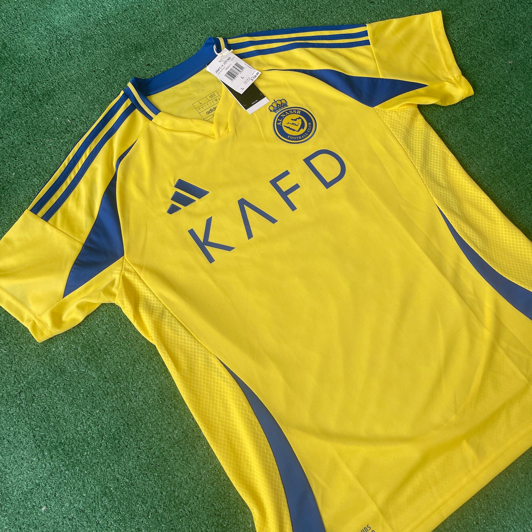 Adidas Al Nassr FC #7 Ronaldo 2024/25 Home Football Kit (L)