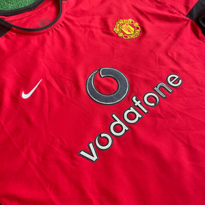 Vintage Nike Manchester United #7 Ronaldo 2002/04 Home Football kit (XXL)