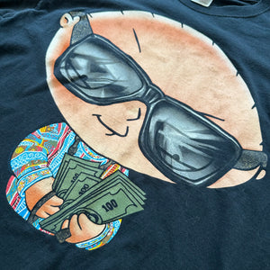 Vintage Fruit of the Loom Family Guy Stewie Griffin Coogi Biggie Smalls Graphic T-Shirt (L)