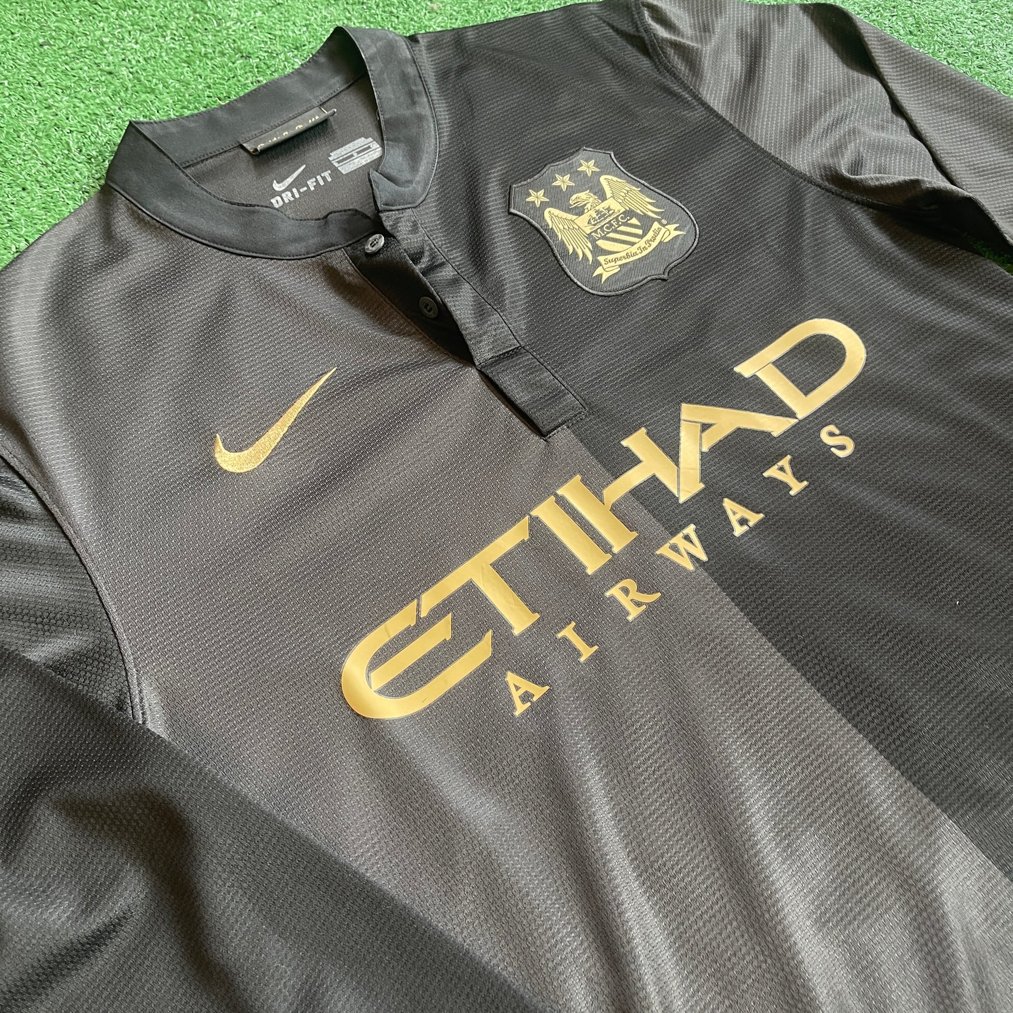 Nike Manchester City 2013/14 Away Football Kit (S)