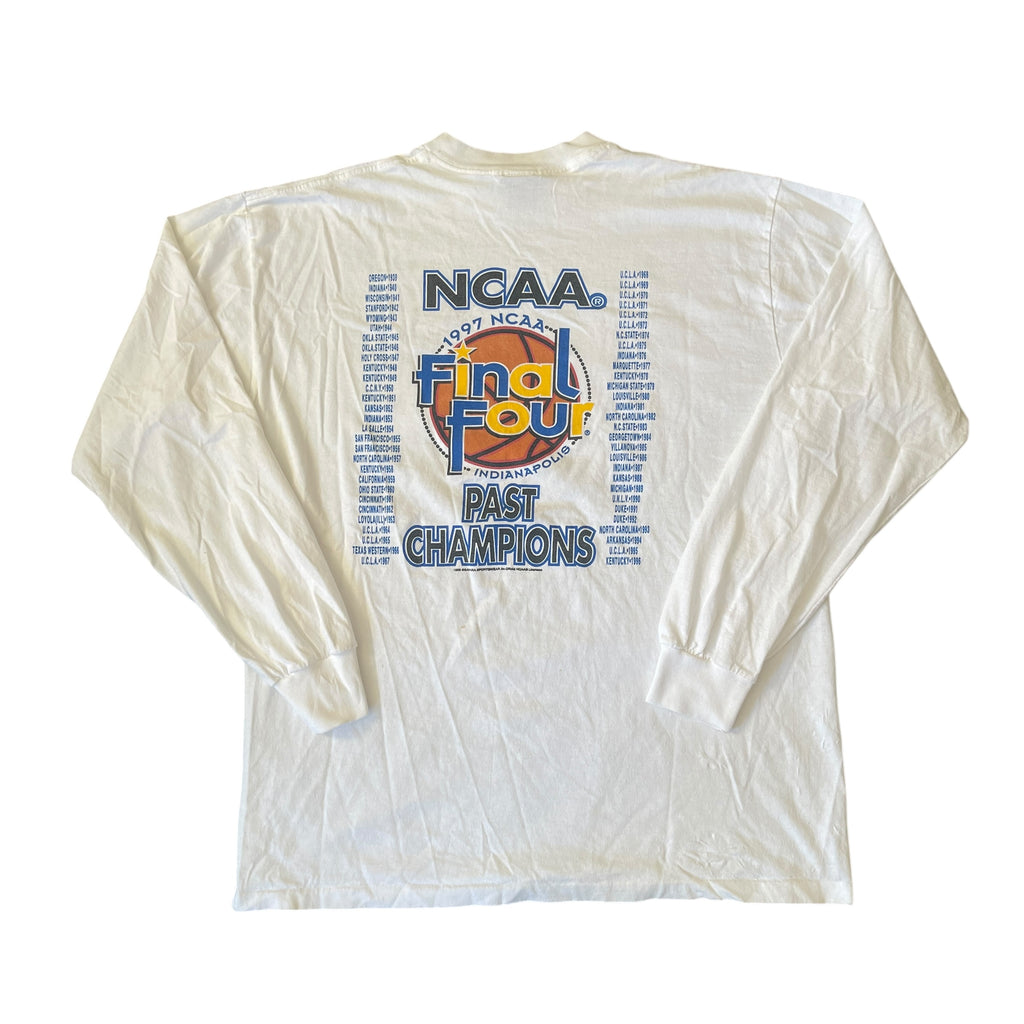 Vintage Sahara 1997 NCAA Final Four Graphic Long Sleeve T-Shirt (XL)