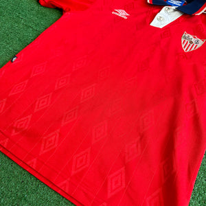 Vintage Umbro Sevilla FC 1998/01 Away Soccer Jersey (M)