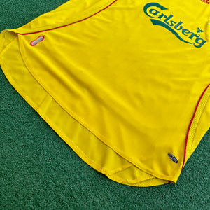 Vintage Adidas Liverpool #8 Gerrard 2006/07 Away Football Kit (M/L)