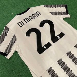 Adidas Juventus FC #22 Di Maria 2022/23 Home Football Kit (L)