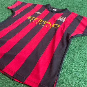 Umbro Manchester City #45 Balotelli 2011/12 Away Football Kit (M/L)