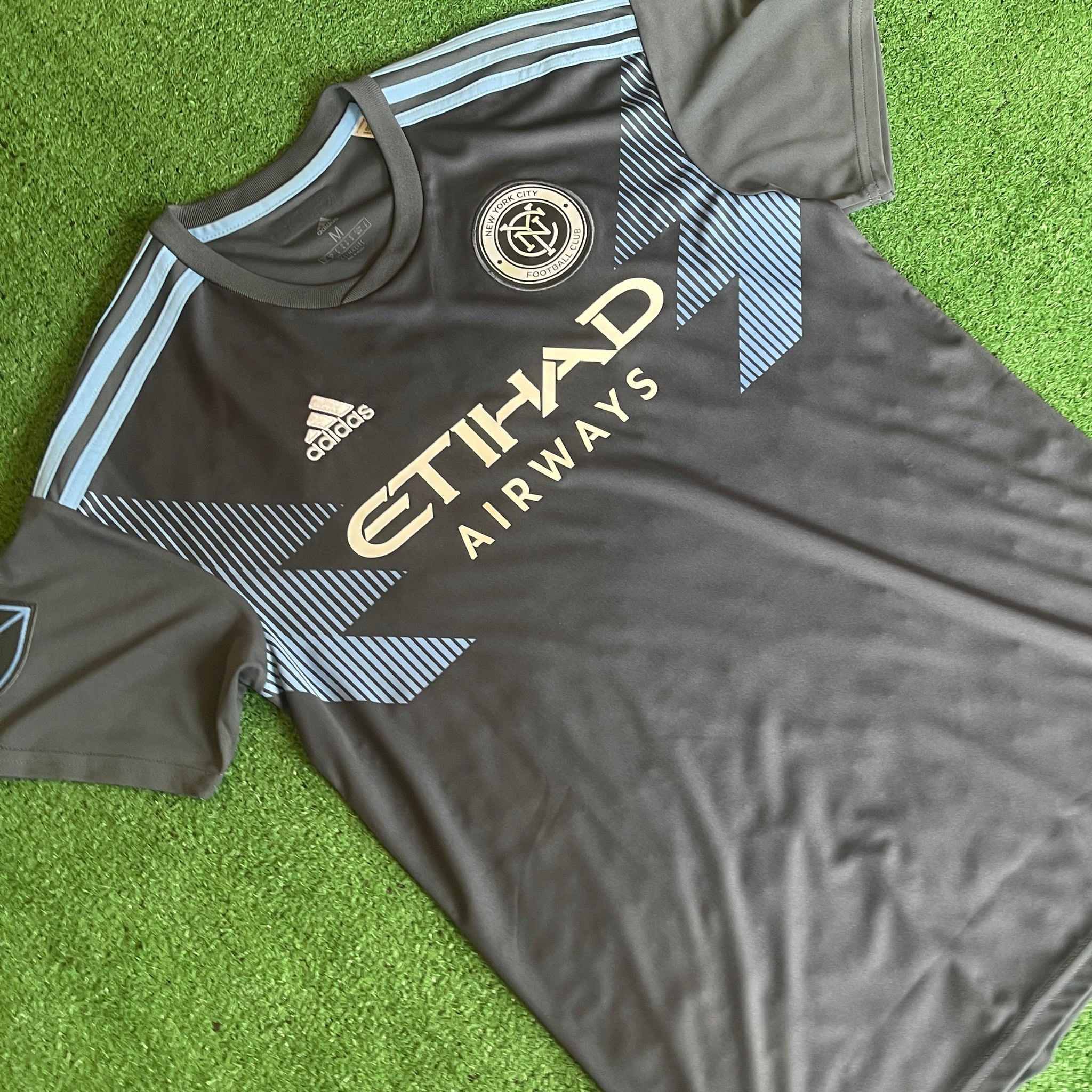 Adidas New York City FC #7 David Villa 2019 Away Football Kit (M)