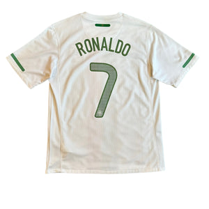 Vintage Nike Portugal #7 Ronaldo 2010 Away Football Kit (M)