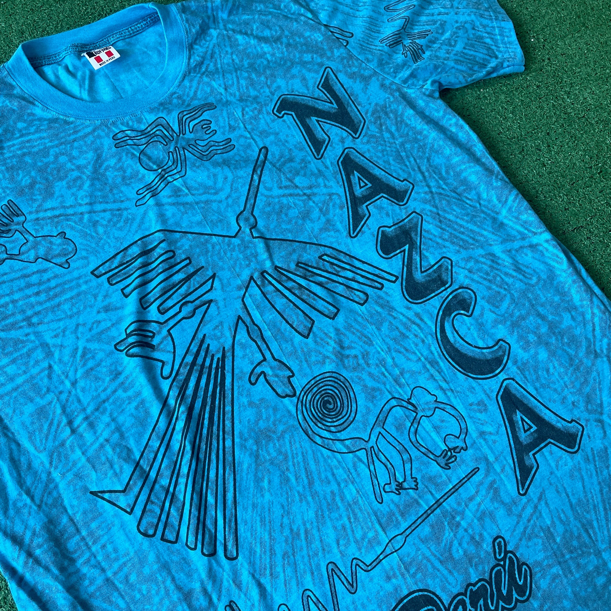 Vintage RUFYAR'S Peru NAZCA All-Over Graphic Tee (XL)
