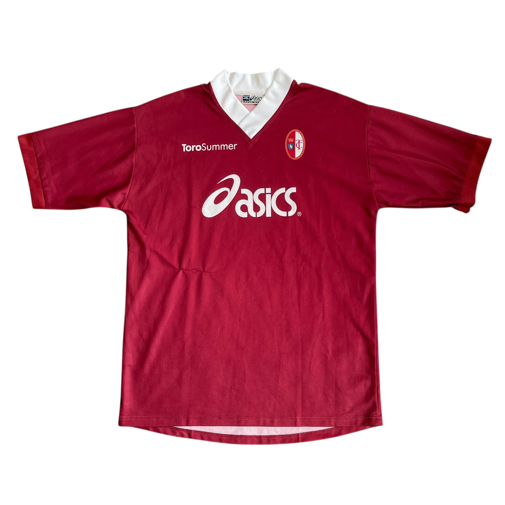 Vintage Asics Torino FC 2003 Pre-Season Home Football Kit (M)