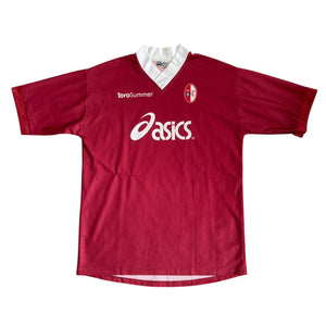 Vintage Asics Torino FC 2003 Pre-Season Home Football Kit (M)