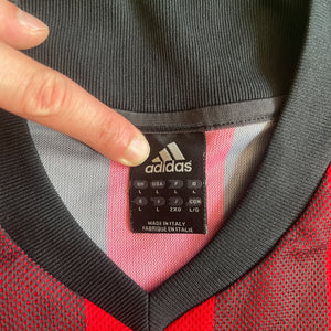 Vintage Adidas AC Milan 2002/03 Home Football Kit (L)