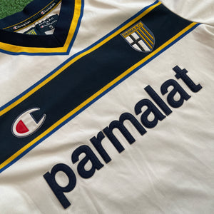 Vintage Champion Parma Calcio #9 Adriano 2002/03 Away Football Kit (S)
